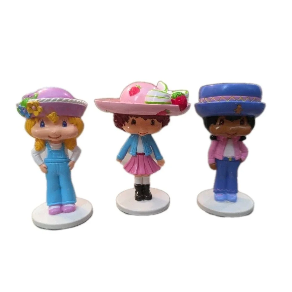 Lot‎ of 3 Vintage Cake Topper Strawberry Shortcake 3