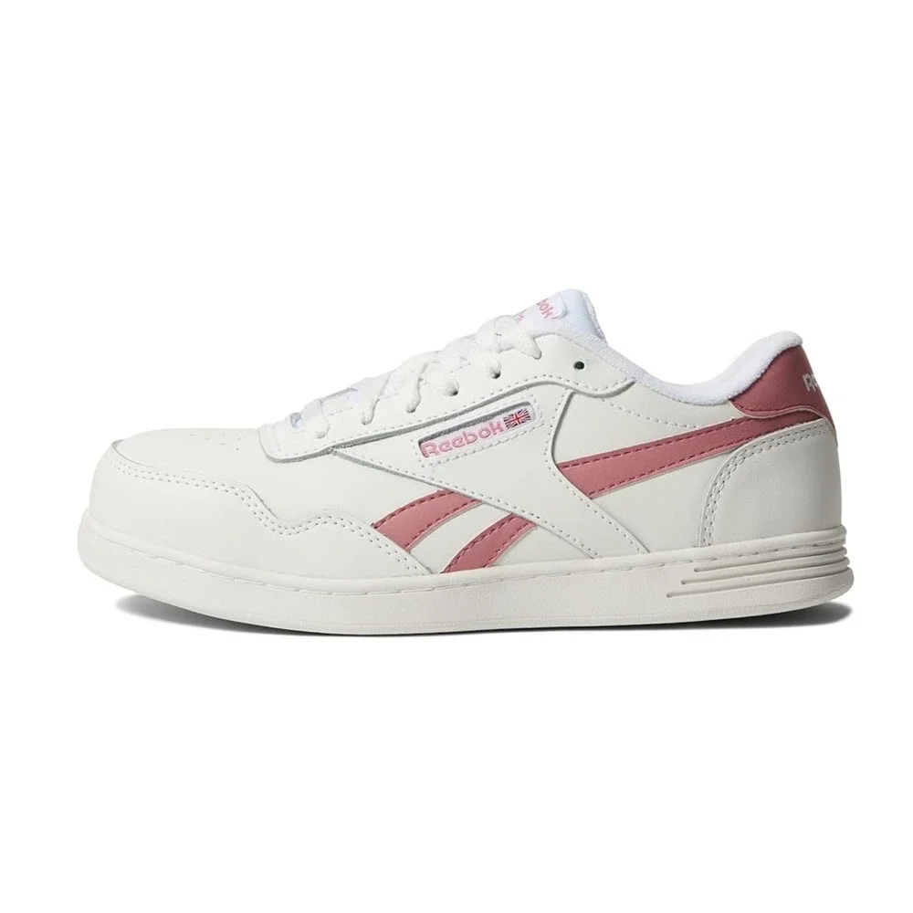Reebok RB116 Women's Work Sneakers 11.5M White Pink Memory Foam Footbed‎