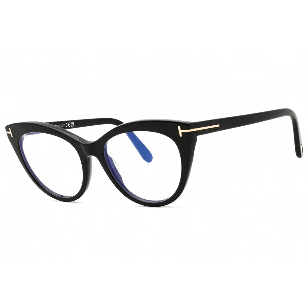 NWT Tom Ford FT6091 Black Cat Eye 53mm Eyeglasses