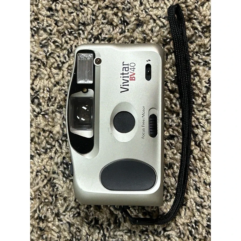 Vivitar Point & Shoot‎ Camera BV40 35mm Film – Focus Free, Motor Advance