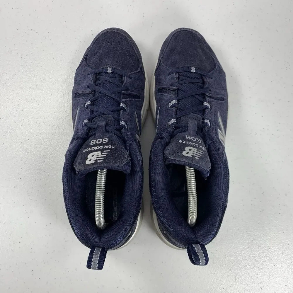 New Balance 608v5 Navy Blue Sneakers Mens 9.5 Suede MX608UN5