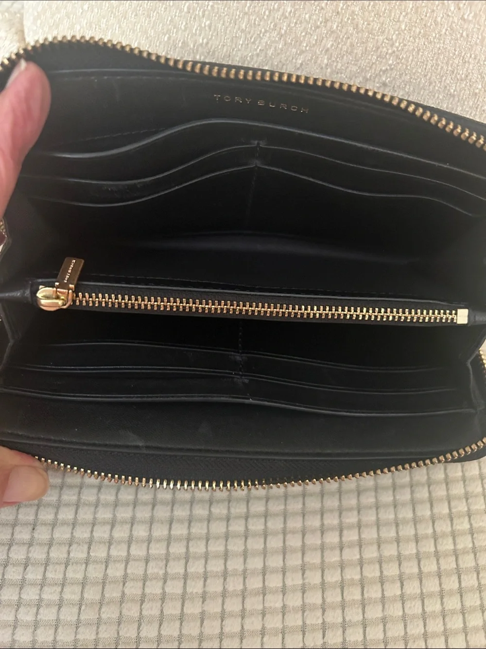 Tory Burch quilted leather