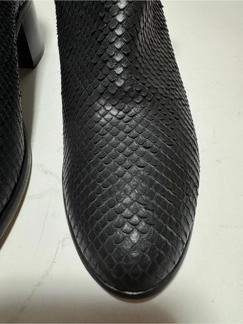 CORDANI women's barrett cobra print slip on boot in black cobra Size 38 US 7.5