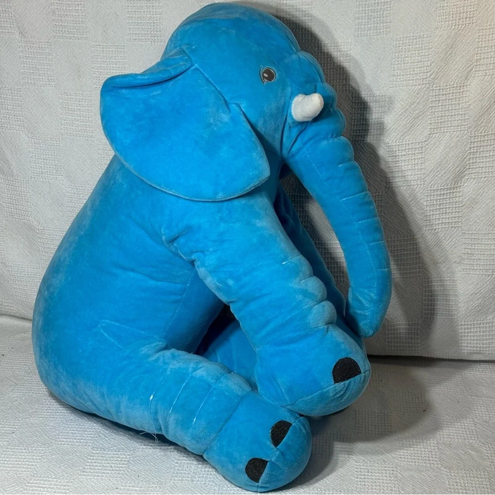 Plush Animal Toy Elephant‎ Plush Homily Stuffed Elephant Blue