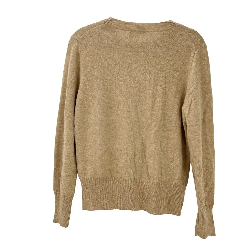 J.Crew Cashmere Classic-Fit Crewneck Sweater Women's Size M NWT