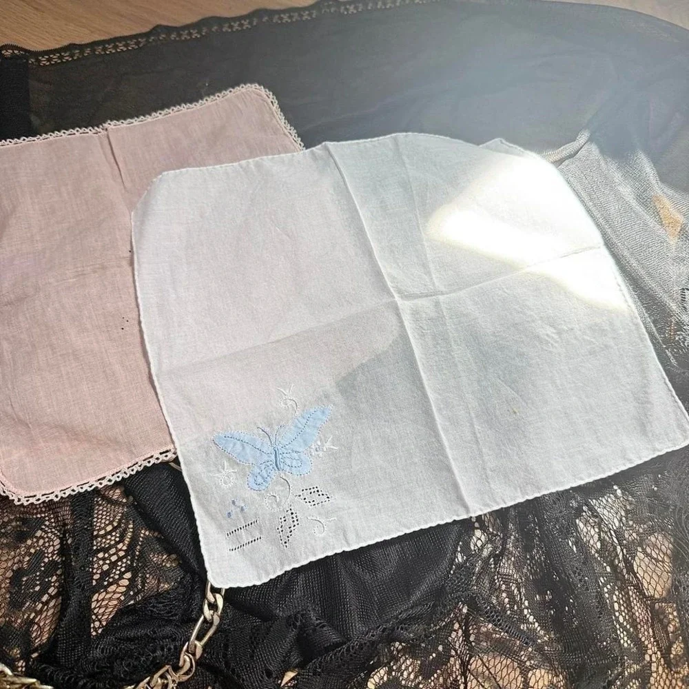 N/A have handkerchiefs purse