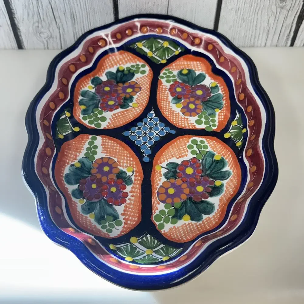 Talavera ceramic oval