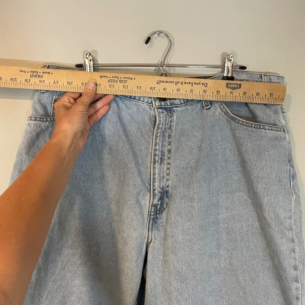 Vintage Levis 560 Loose Fit Orange Tab Denim Shorts‎ Light Wash Mens 40 READ 11