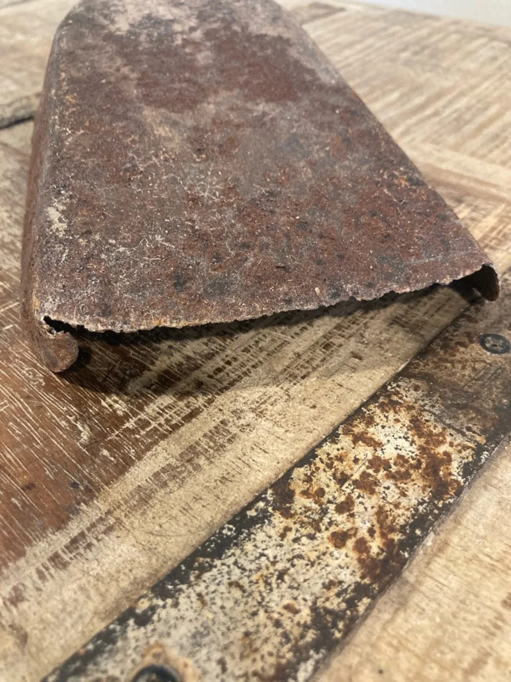 Vintage galvanized metal