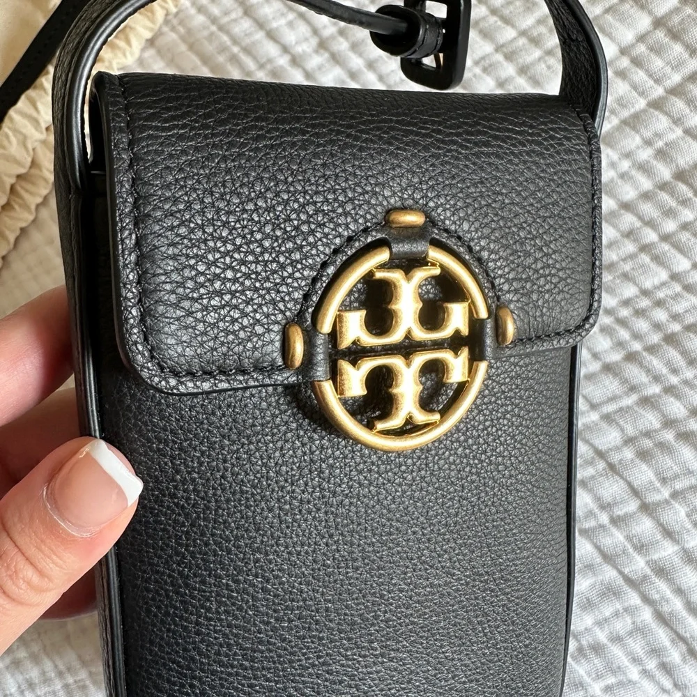 Tory Burch gold leather