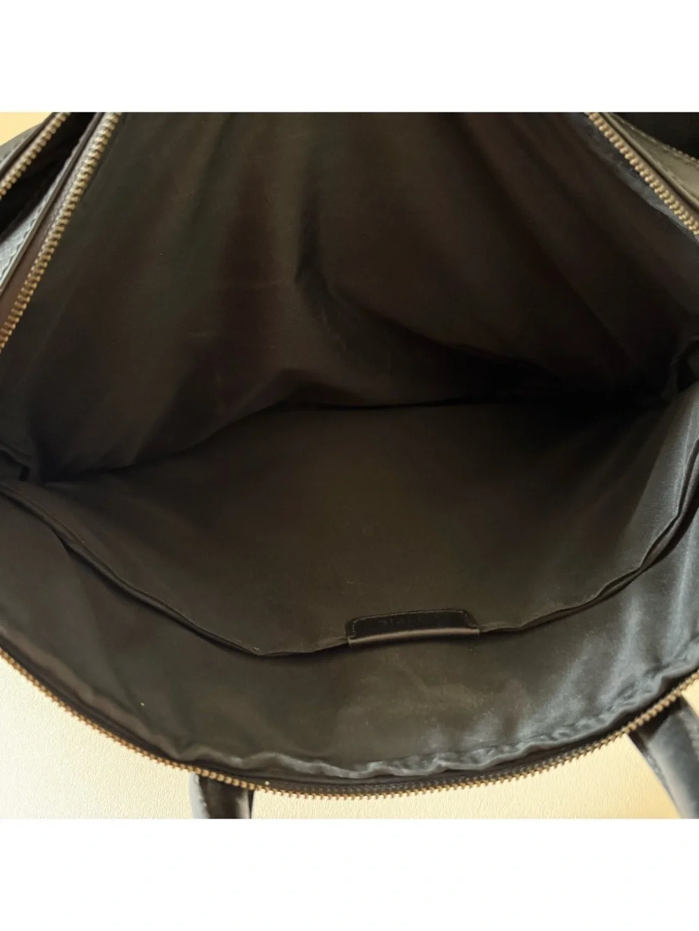 Fossil black leather