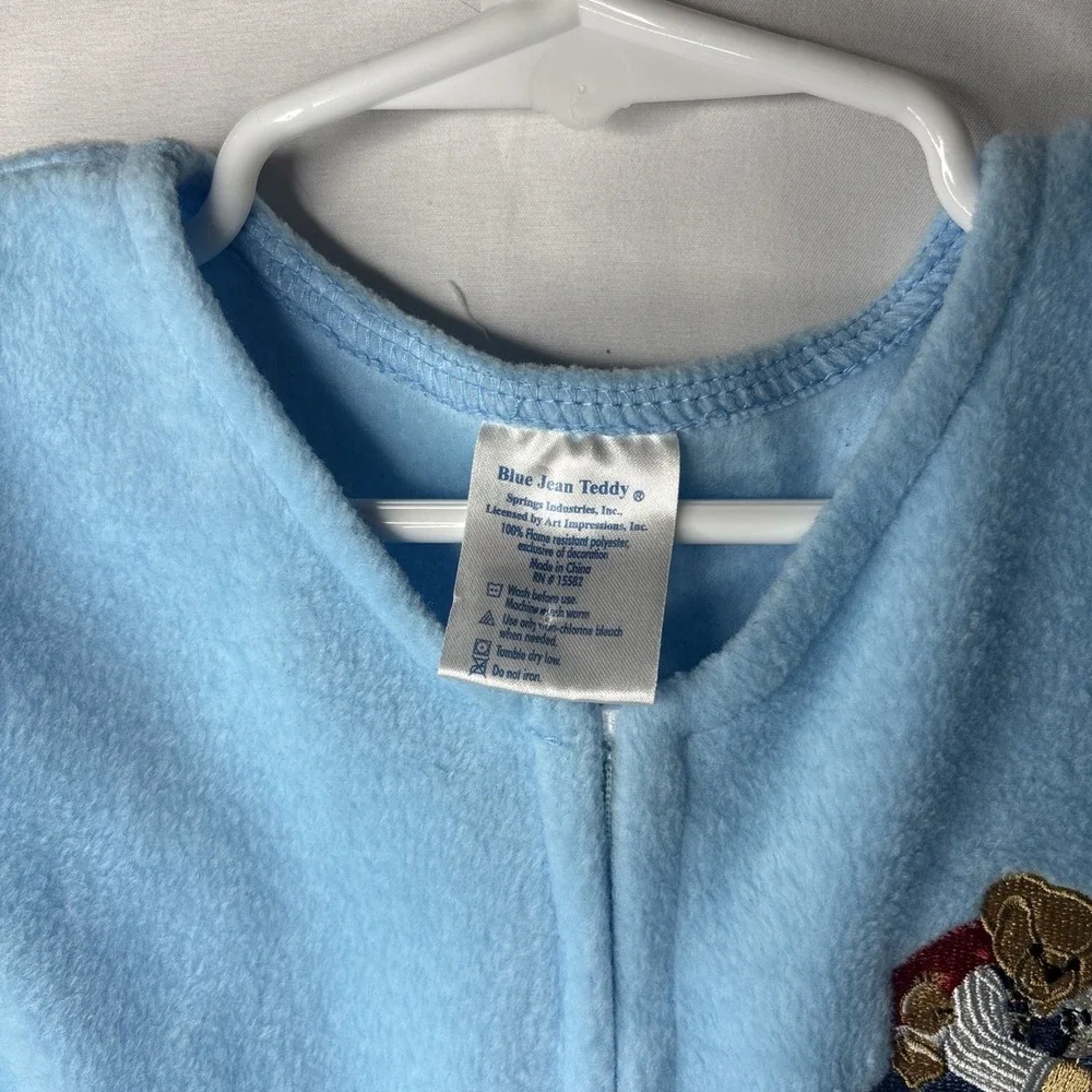 blue jean teddy vintage blue