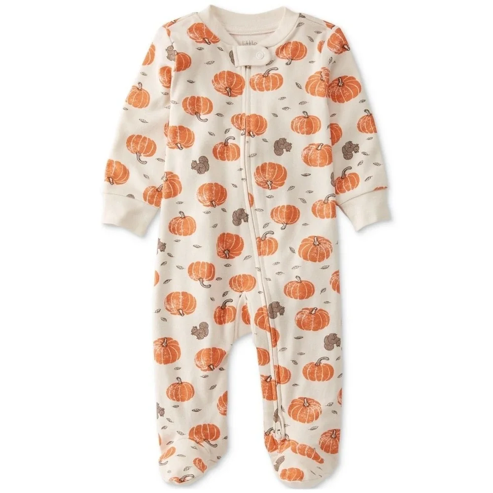 Little Planet by Carter's Organic Baby Pumpkins Sleep N' Play 3 Months