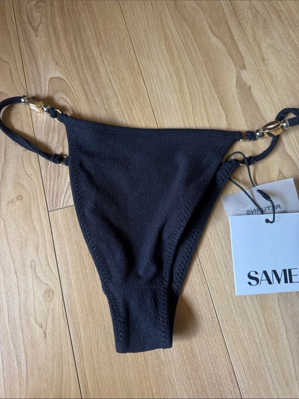 Same black bikini