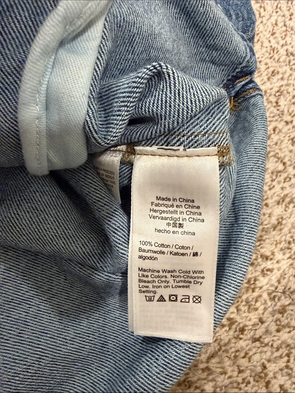J. Crew 100% cotton