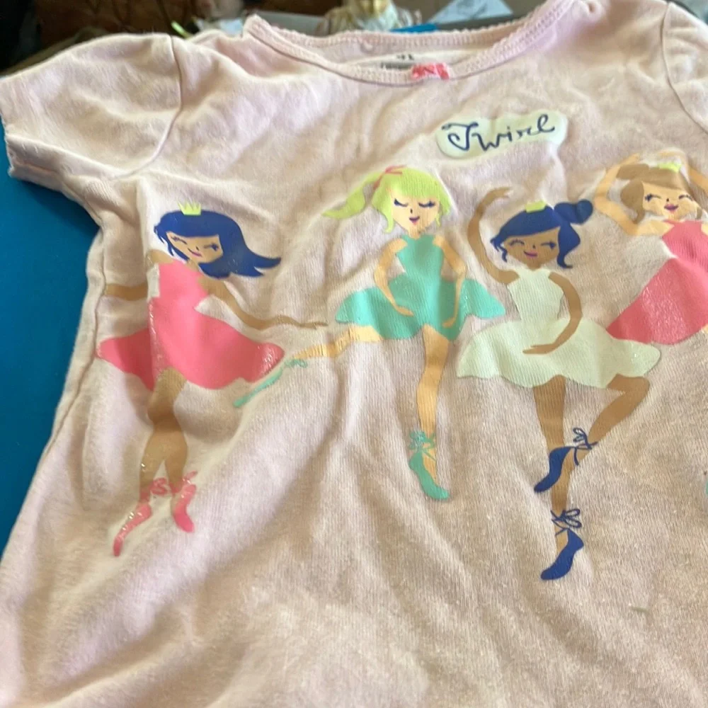 Kids Twirl Ballerina carters T-Shirt 4t