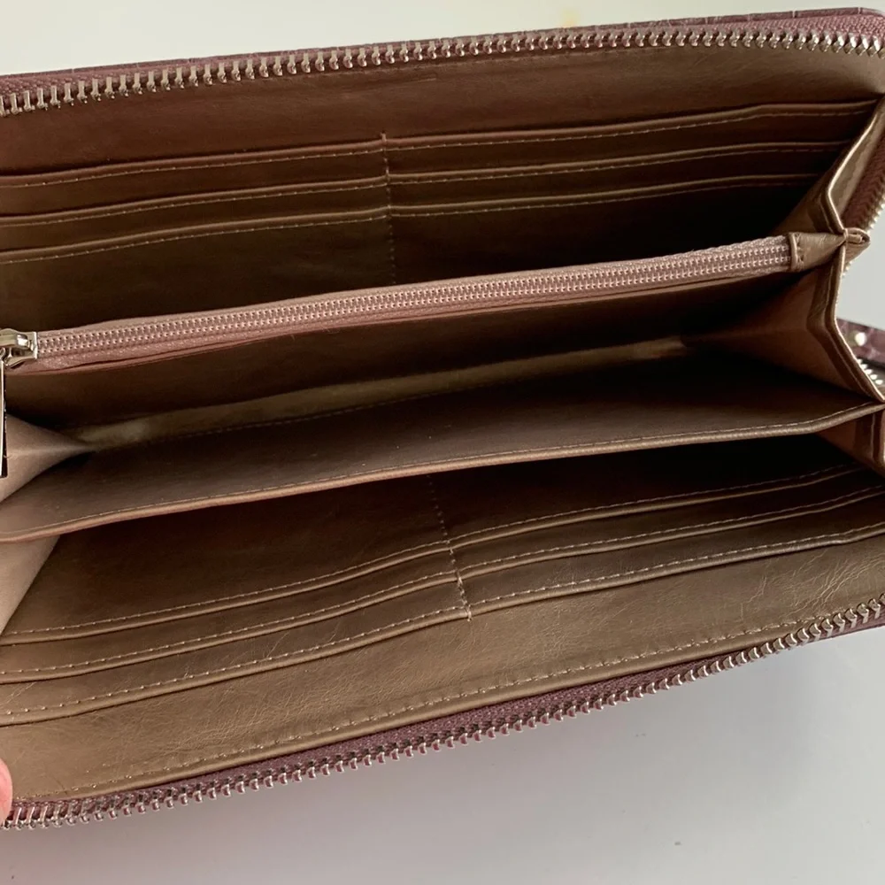 NWOT Anne Klein Wallet Wristlet in Mauve Pink