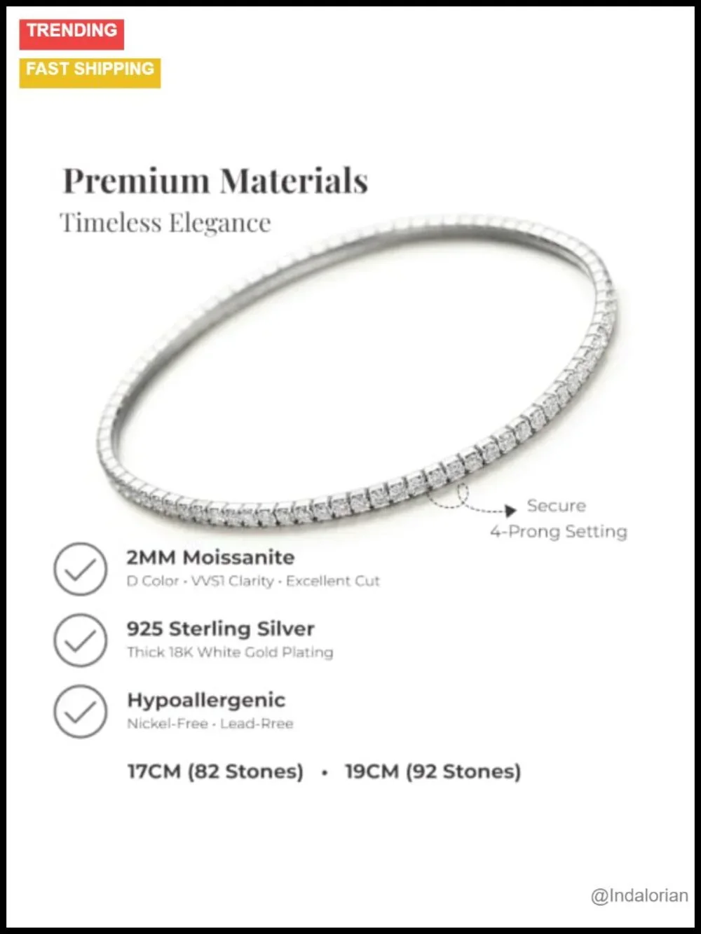 N/A nickel bracelets