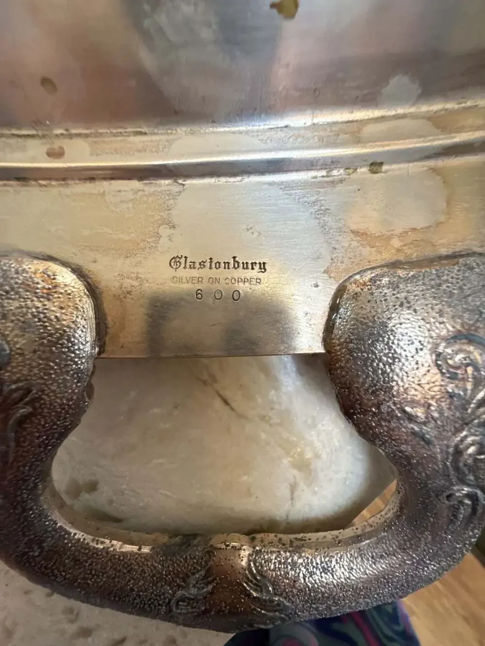 Glastonbury silverplate meat