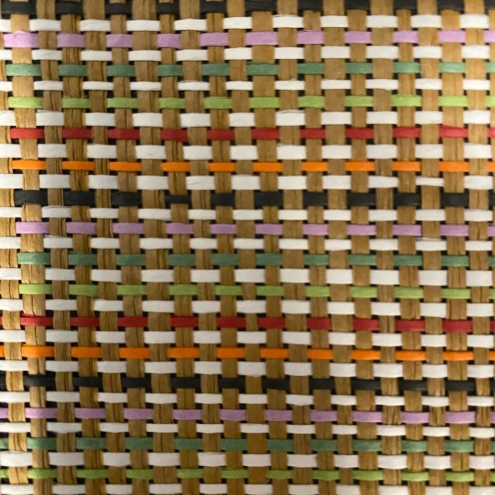 A New Day | Woven Multicolored Clutch
