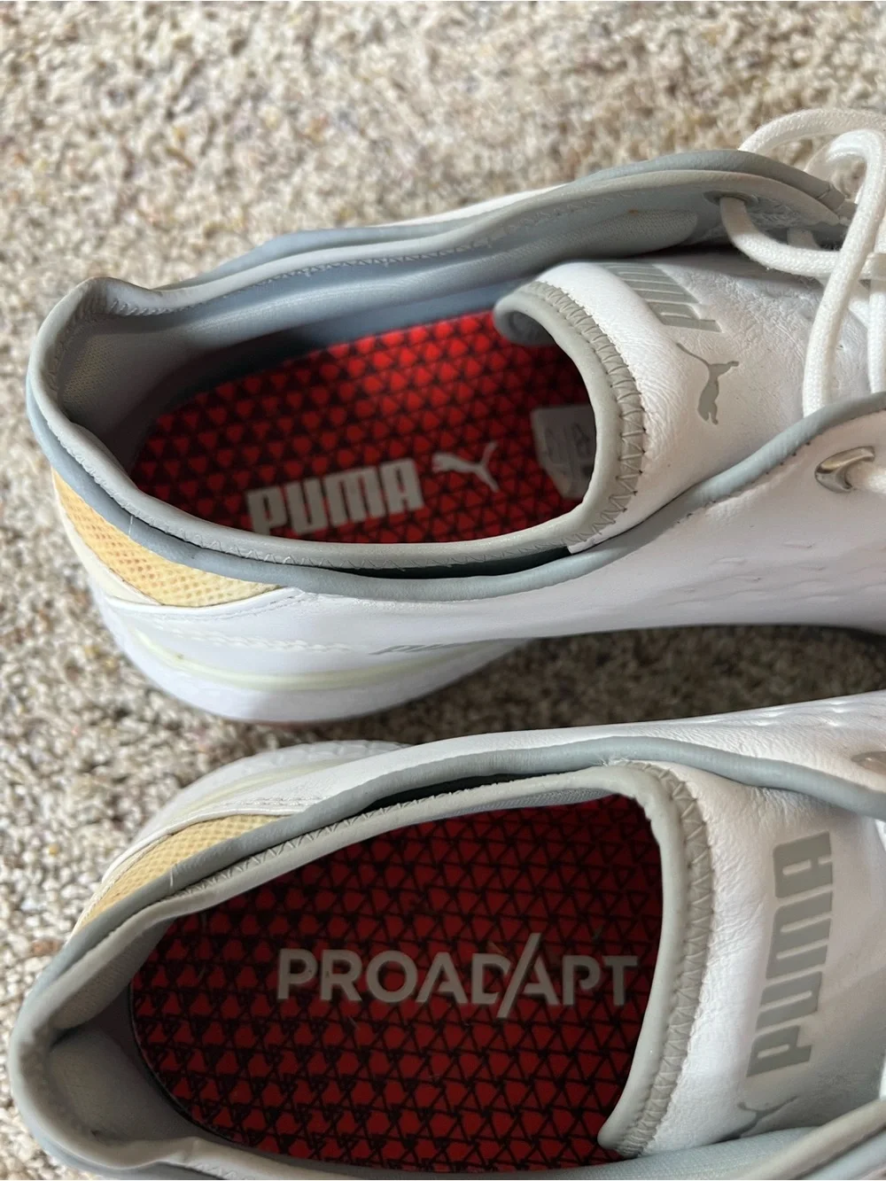 Puma outsole orange