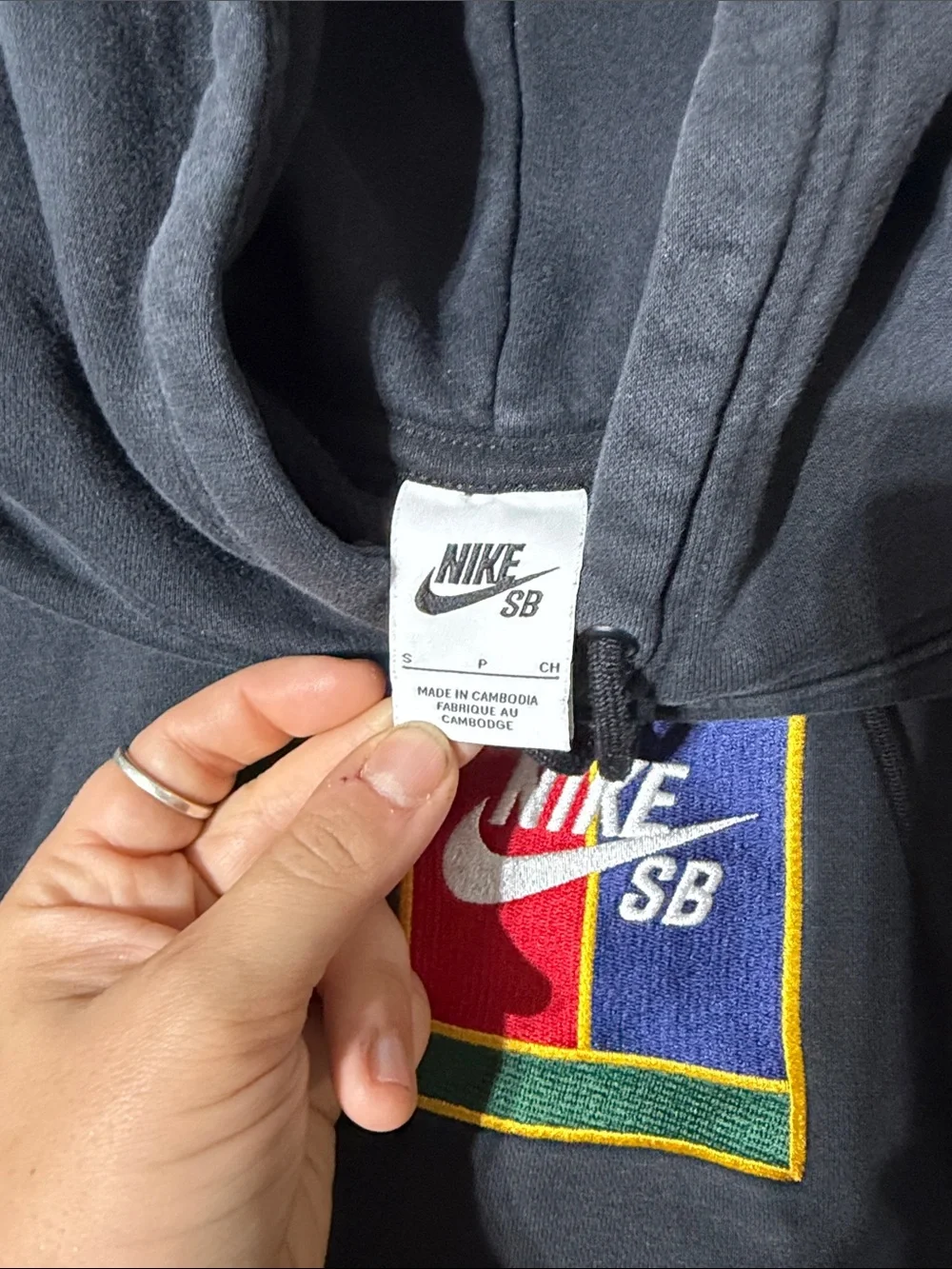 Nike black crewneck