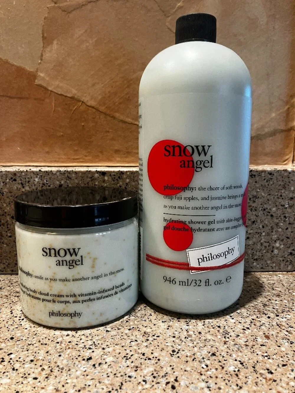Philosophy Snow Angel Jumbo Shower Gel & Cloud Creme! NEW