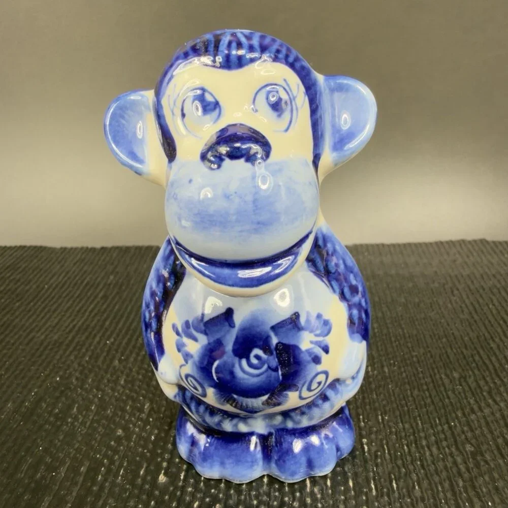 Gzhel Russian Porcelain handmade gzhel