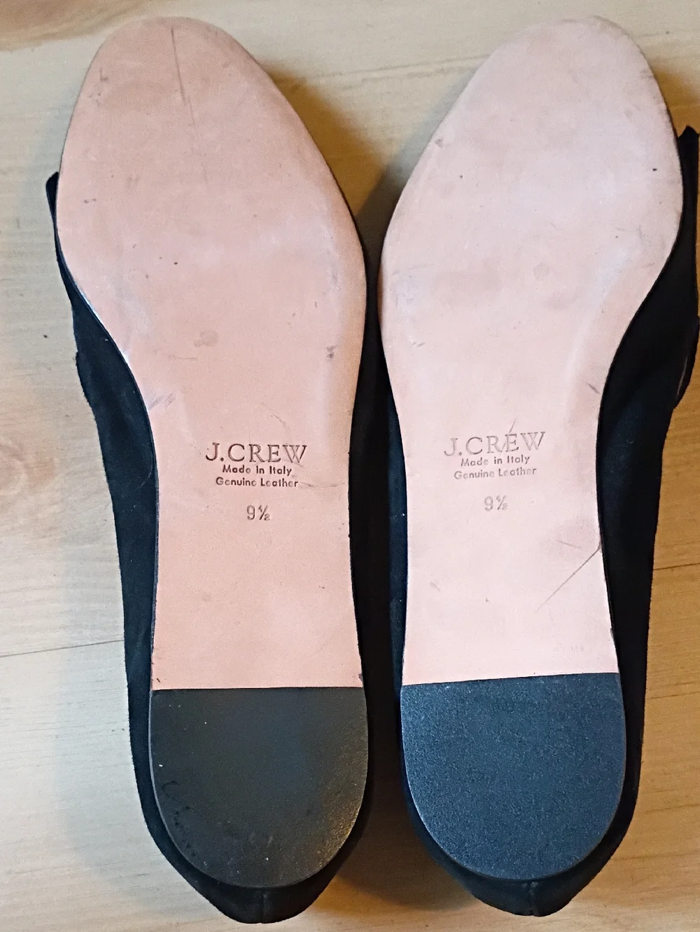 J. Crew black suede
