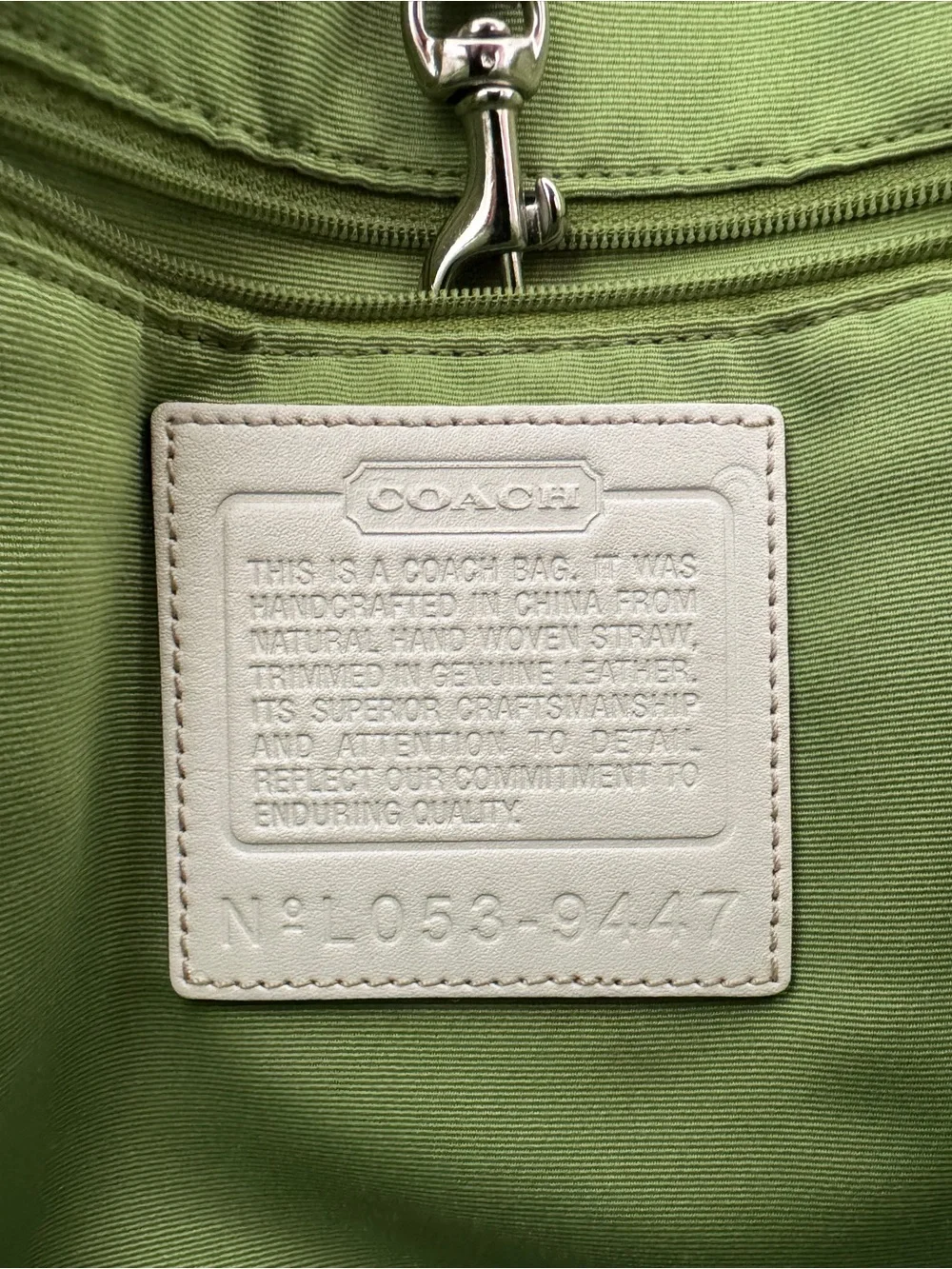 Coach spacious tote