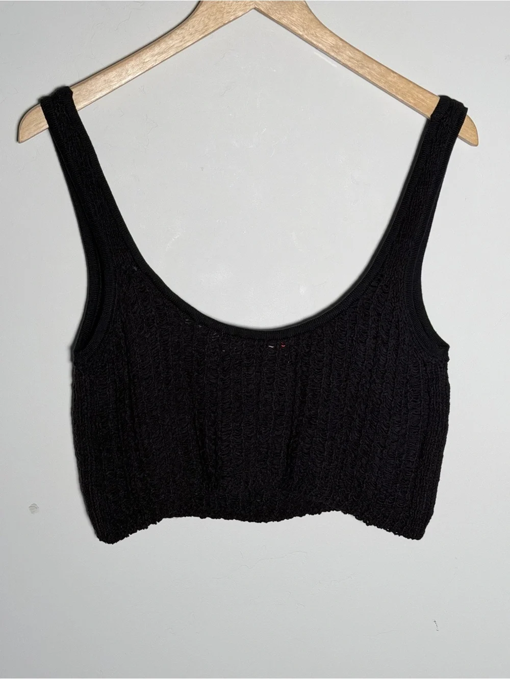 Free People black crochet