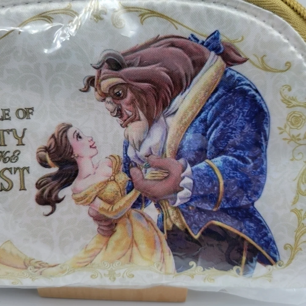 Tokyo Disney Enchanted Tale Beauty and the Beast cosmetic bag pouch