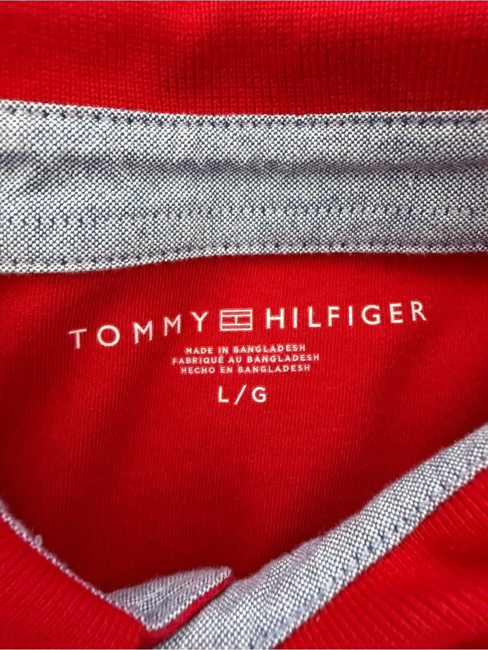 Tommy Hilfiger vibrant red