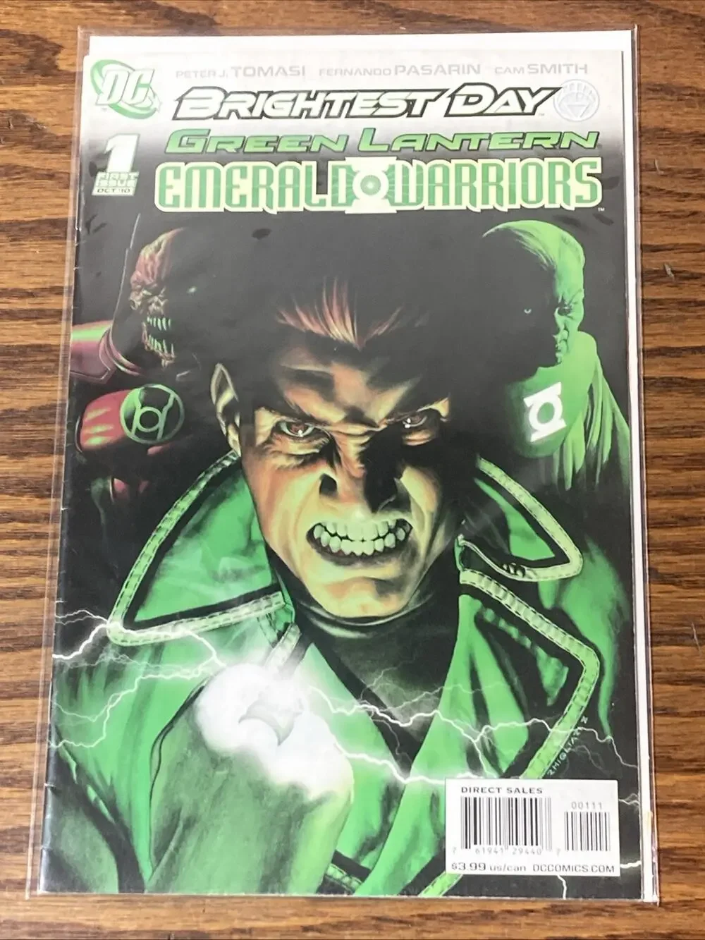 Green Lantern Emerald Warriors #1 (9.2 Or Better) Newsstand Variant - 2010