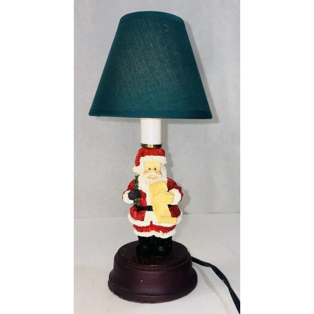 Vintage Santa Lamp with Shade