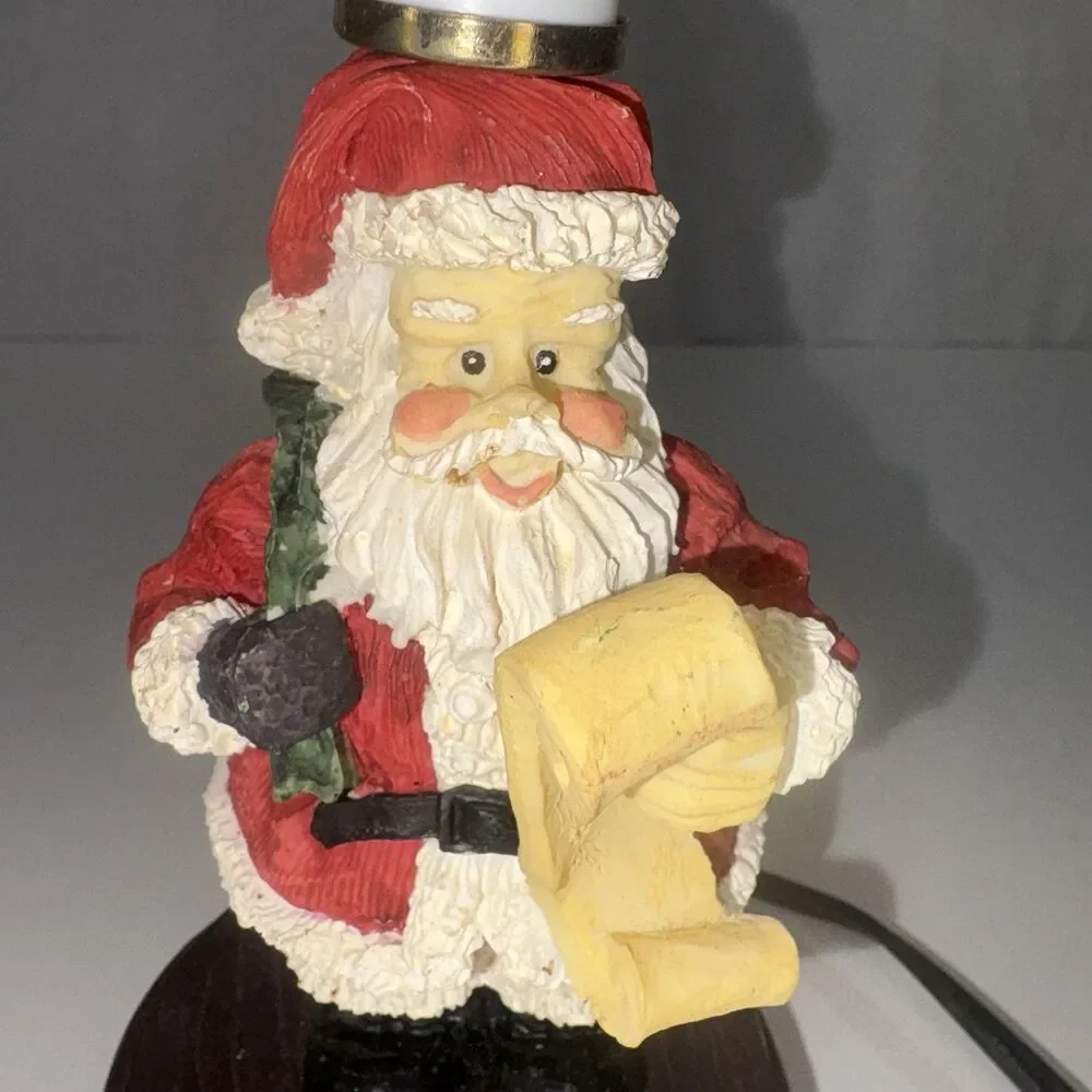 Vintage Santa Lamp with Shade