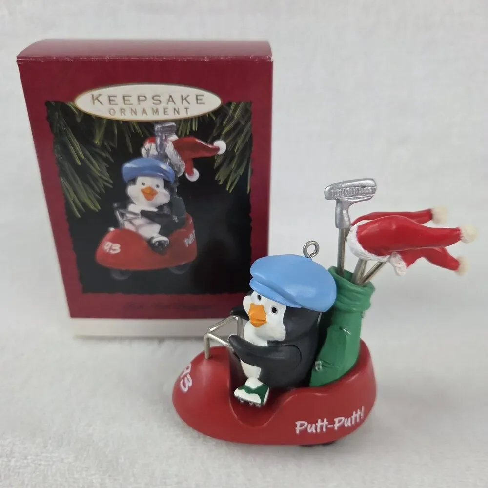 Hallmark Keepsake Ornament 1993‎ Putt-Putt Penguin in Box