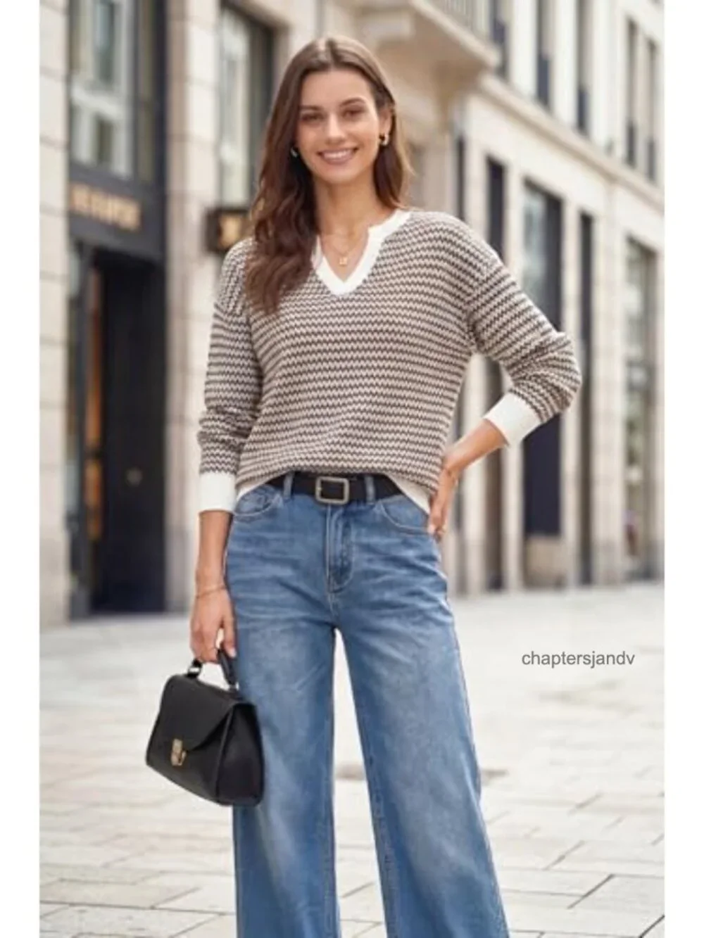N/A cozy striped