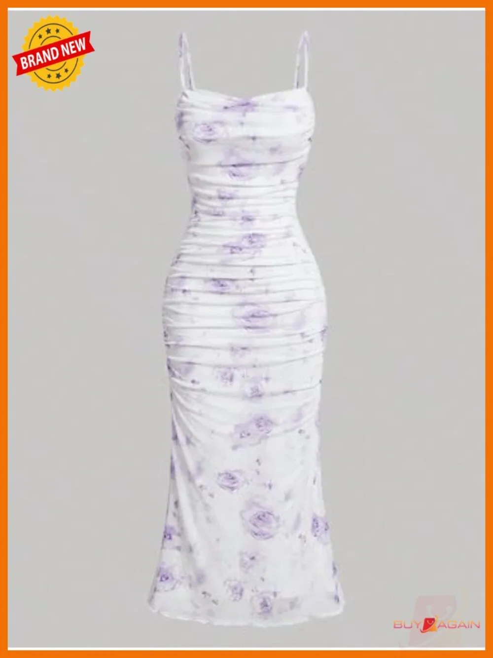 N/A floral ruched