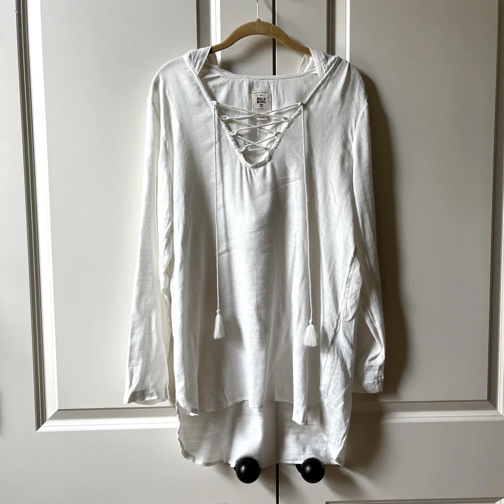 NWOT Billabong Same Story Coverup in Salt Crystal Size Large