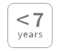 Less than 7 years old