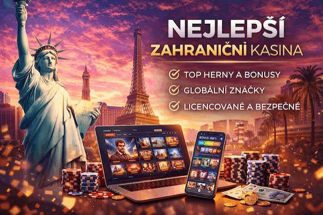 Zahraniční online kasina Kompletní průvodce pro české hráče
